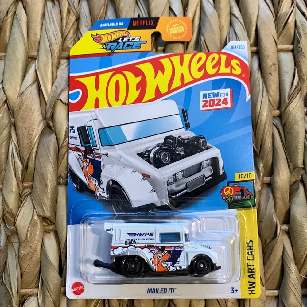 Hot Wheels Mailed It HW Art Car Hotwheels Mail Truck Lets Race Netflix New 2024